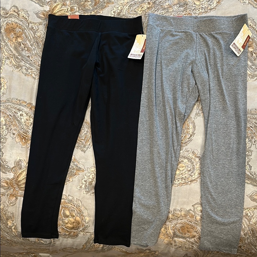 Stylish Kids Leggings in Black and Gray